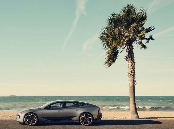 Polestar 5 Heckansicht